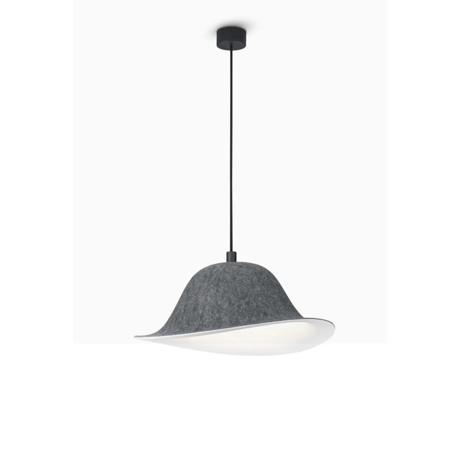 PENDELLEUCHTE ROG Schwarz-matt - Schwarz, Metall (25/25/210cm) - Helestra