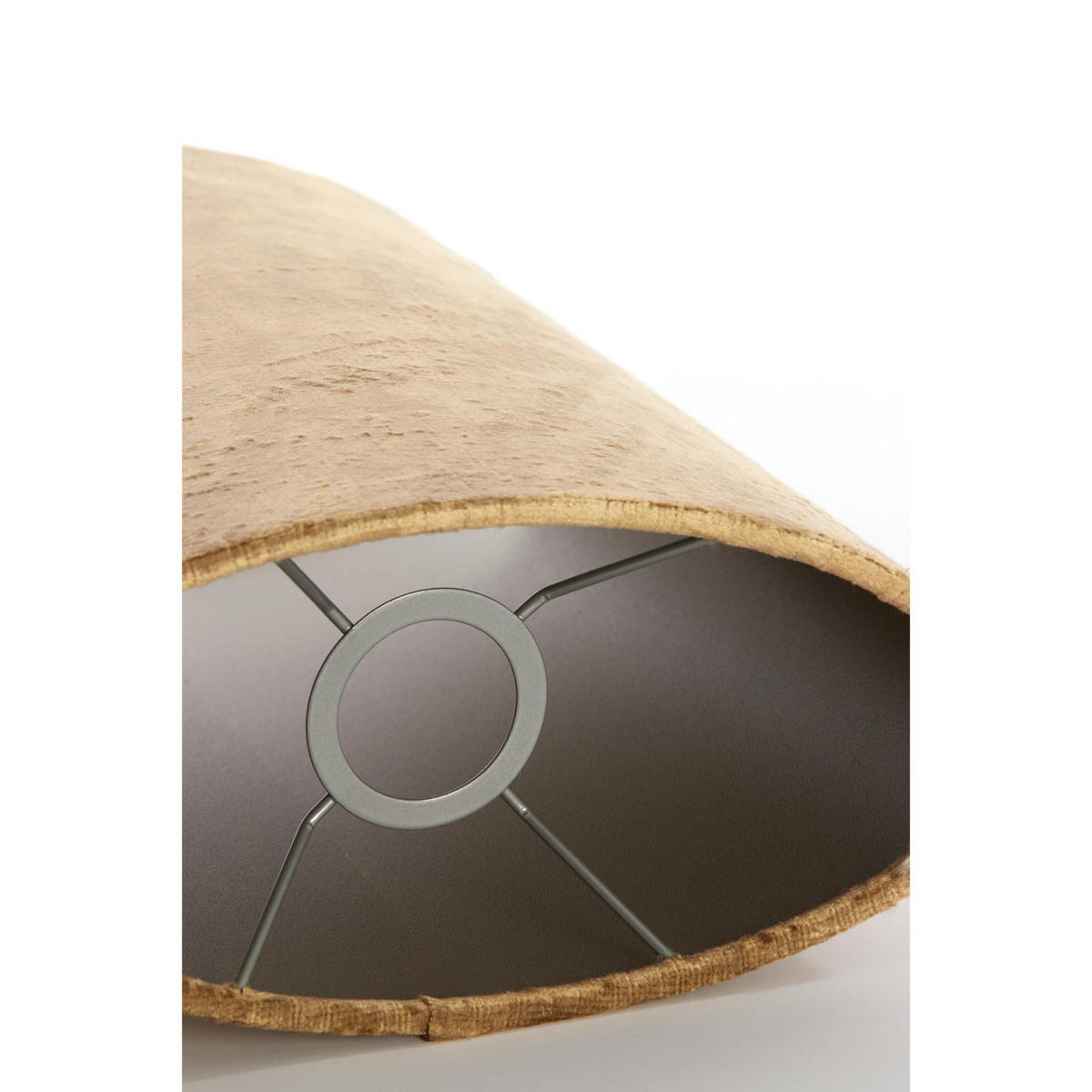 LAMPENSCHIRM Gemstone Bronze 25/21/28 cm - Bronzefarben, Textil (25/21/28cm) - Light & Living