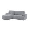 ECKSOFA mit Schlaffunktion und Bettkasten LIRA-L - 264x172x89 Grau - Grau, Holzwerkstoff/Textil (264/172cm) - ALTDECOR