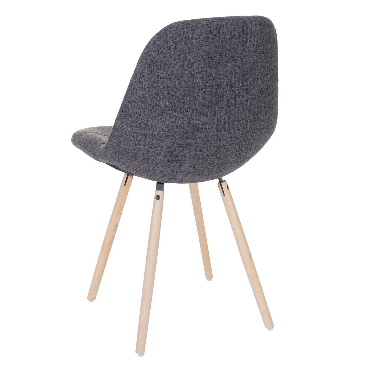 ESSZIMMERSTUHL I Grau 6er-Set - Grau, Textil (47/82/53cm) - MCW