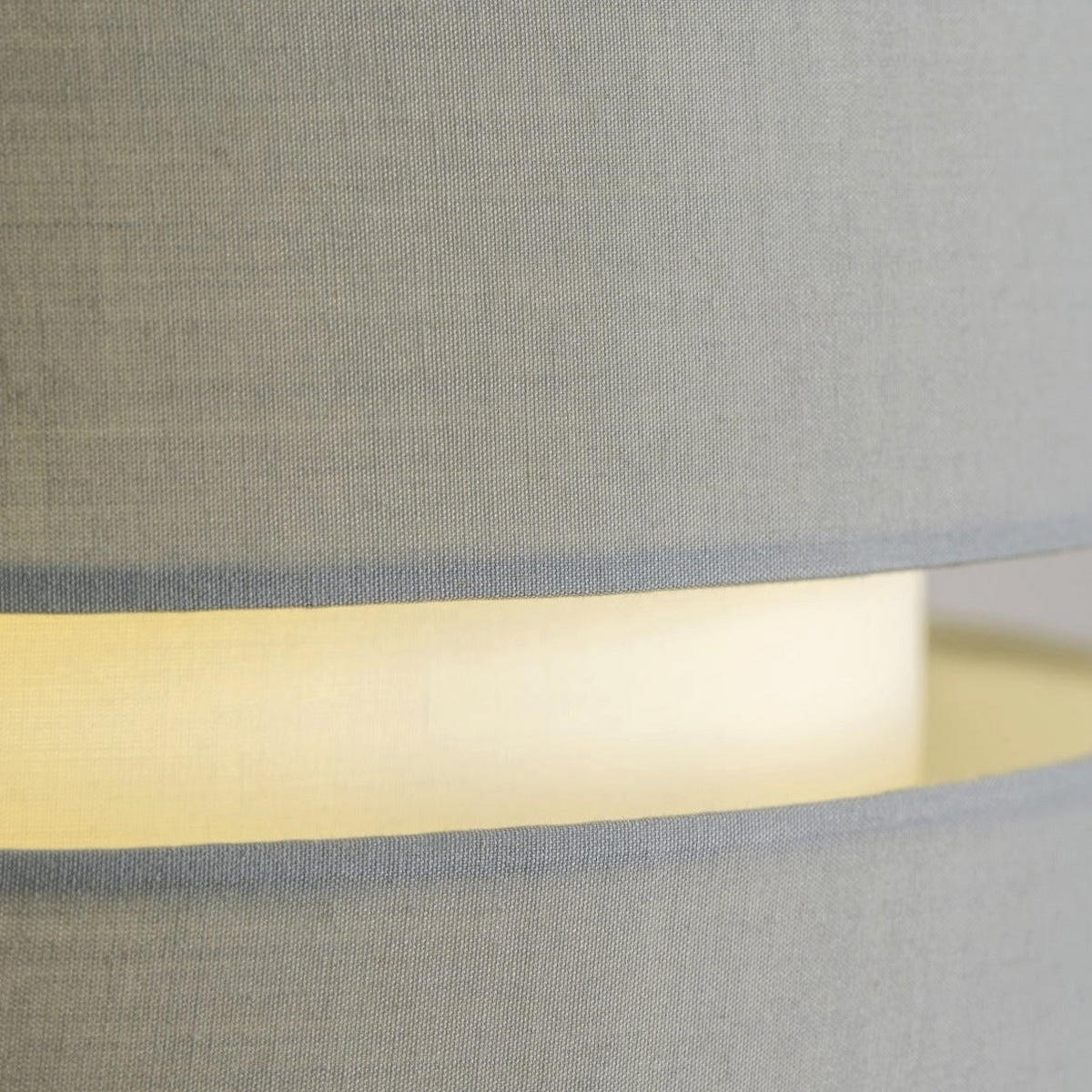 LAMPENSCHIRM Grau 26cm - Grau, Textil (26/26/22cm) - CGC Europe