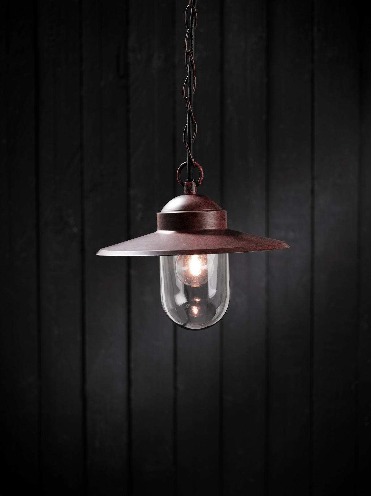 HÄNGELEUCHTE Luxembourg - Braun - 27.5/24 cm - Braun, Metall (24/27.5/24cm) - Nordlux