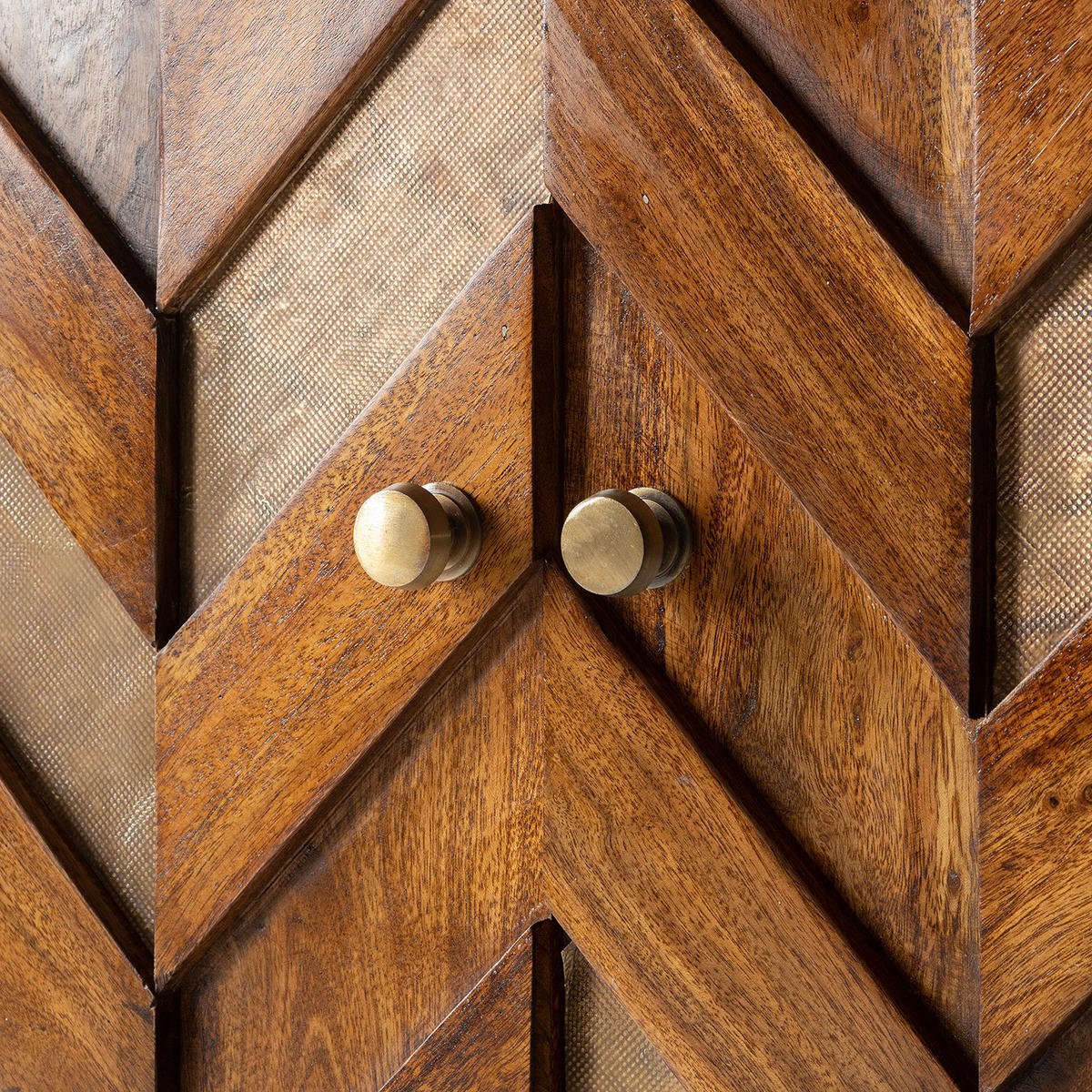 SCHUHKOMMODE - Akazie massiv / Metall - Braun/Akaziefarben, Holz (88/120/40cm) - home24