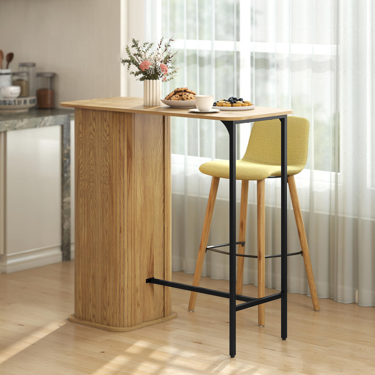BARTISCH Naturholz 1 Stück - Beige, Kunststoff (112/50/106cm) - GiPP