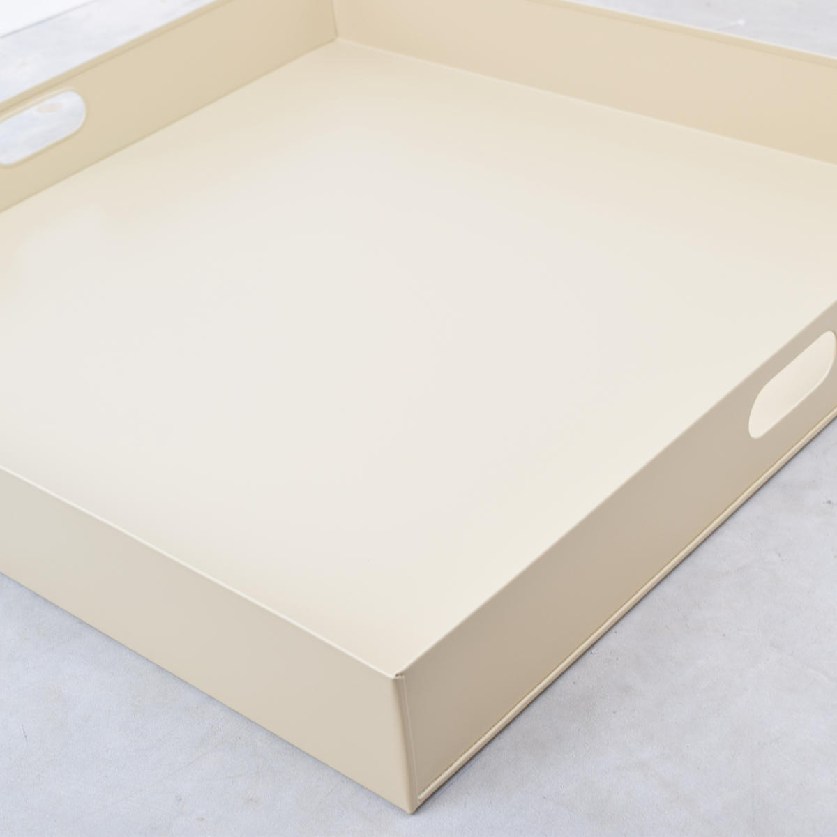 TABLETT Square Beige - Beige, Metall (60/7/60cm) - LOFT42