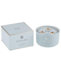 DUFTARTIKEL EXCELLENT - Glas - Blau - L - 40 Std. - Blau, Glas (13/8cm) - J-Line
