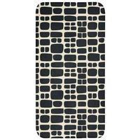 WC PŘEDLOŽKA Moderní - organické - černé 60x120 cm - antracitová, textil/plast (60/1cm) - OnlyWow