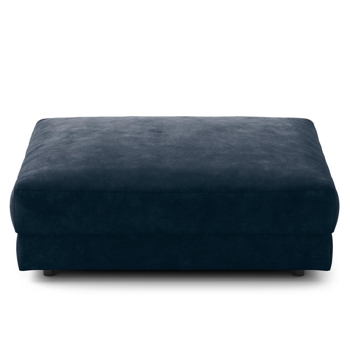 POLSTERHOCKER - Blau/Schwarz, Kunststoff/Textil (105/38/117cm) - home24