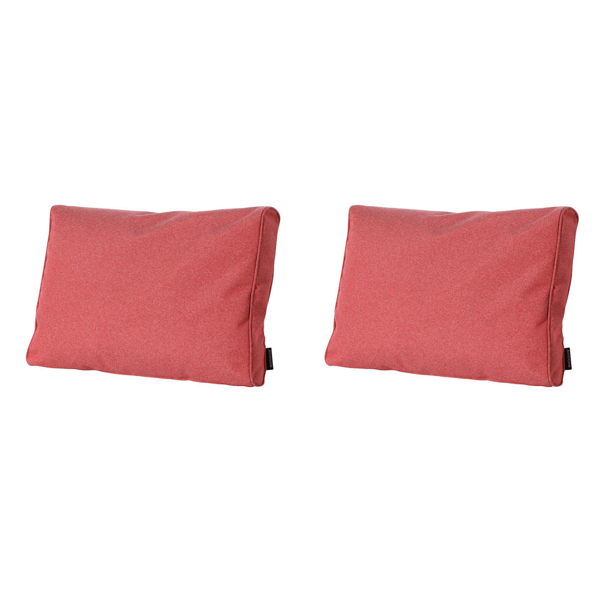 RÜCKENKISSEN Manchester 43/73 cm 2er-Set - Rot, Textil (73/8/43cm) - Madison