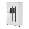 HIGHBOARD TULLIA 90/136/39 cm mit 2 Türen Weiß - Weiß, Holzwerkstoff (90/136/39cm) - MASSENO