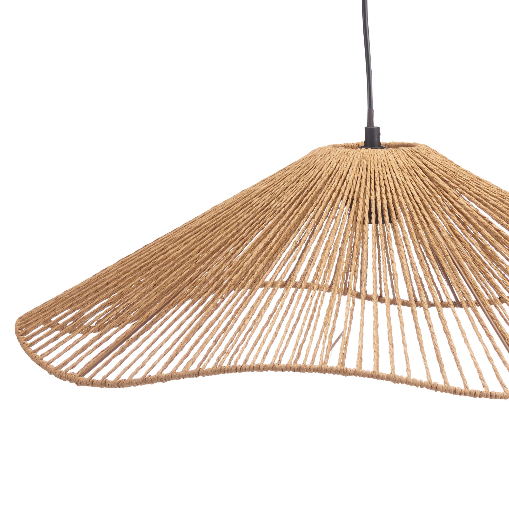 DECKENLEUCHTE Velto 55 cm - Braun, Metall (55/55/16cm) - Giftdecor