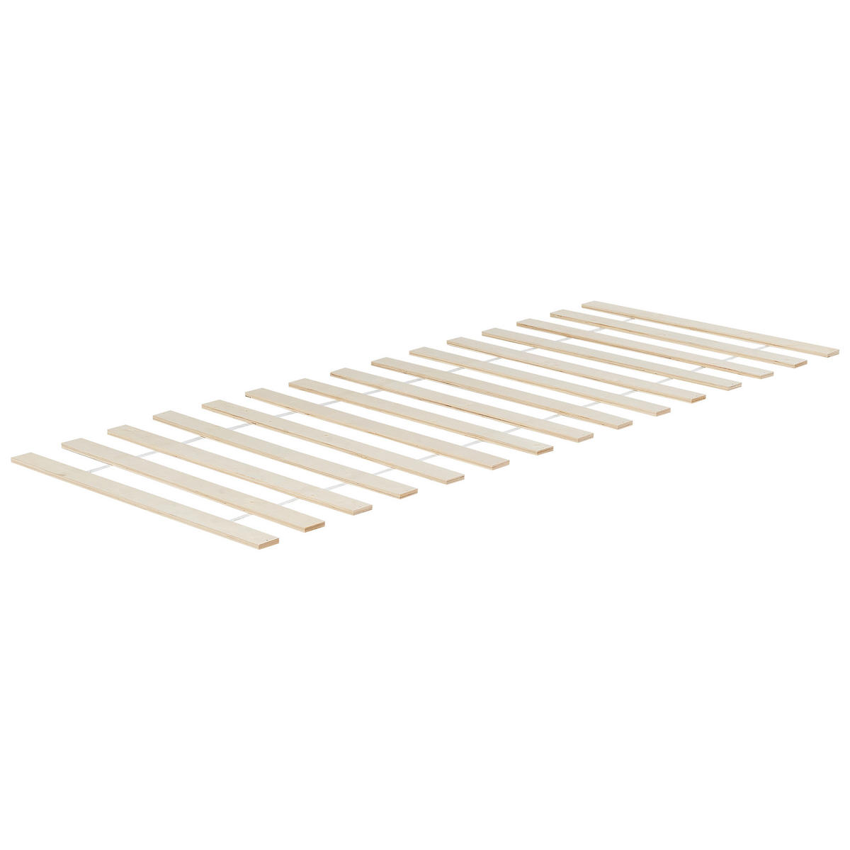 BETT mit Lattenrost 90x200 cm Grau Bonnac - Grau, Holz (90/200cm) - Beliani