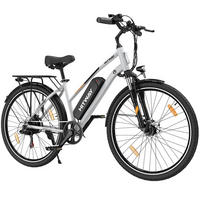 E-BIKE Cityrad BK27 250W-Motor 36V 13Ah Akku - Weiß, Metall (87cm) - HITWAY