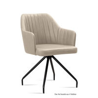 ARMLEHNSTUHL (4er-Set) Dinara 58x81x60 Schwarz/Natur - Schwarz/Naturfarben, Kunststoff (60/81/58cm) - 58aufmkessel