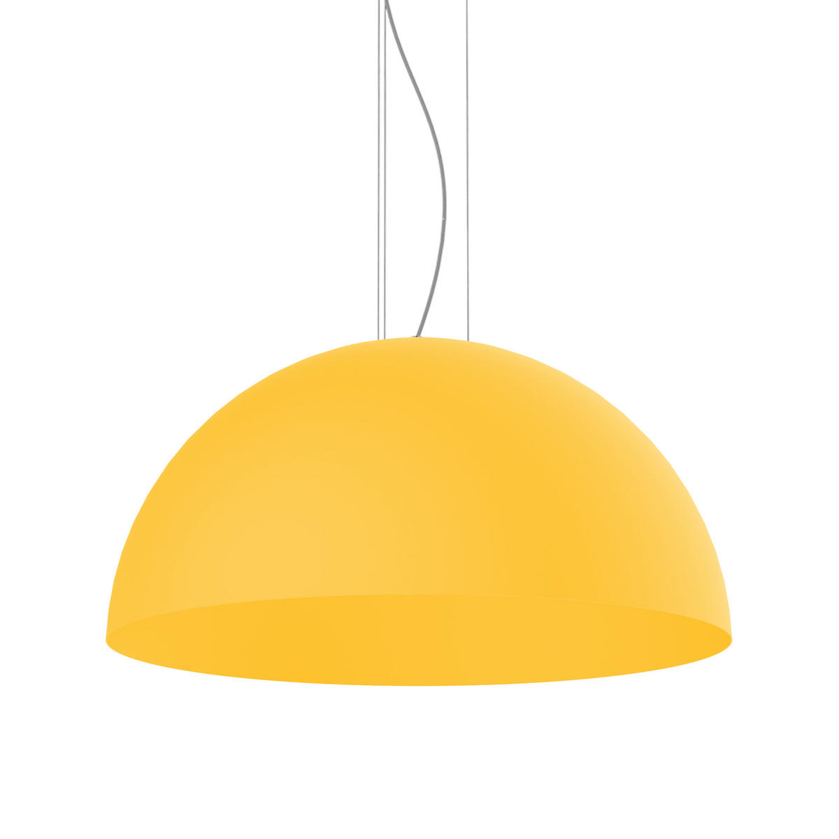 HÄNGELEUCHTE - Gelb, Metall (80/80/40cm) - Lumicom