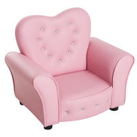KINDERSEESSEL, Rosa, PVC, Schaumstoff - Rosa, Kunststoff (41.5/49/59cm) - HOMCOM