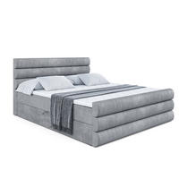 BOXBETT CELESTIA-Z - 160x200 cm - H4 - Grau - Grau, Holzwerkstoff (160/200cm) - ALTDECOR