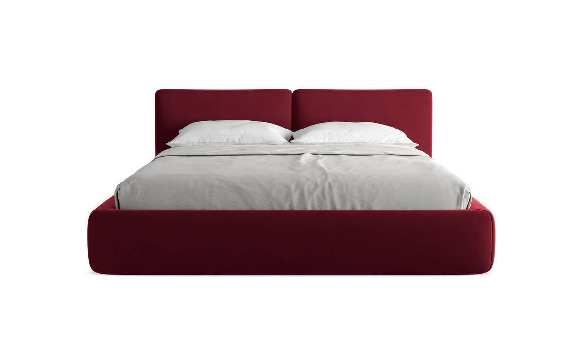 POLSTERBETT mit Bettkasten und Lattenrost 200x228 Creme - Perlmutt/Creme, Kunststoff/Textil (180/200cm) - Makamii