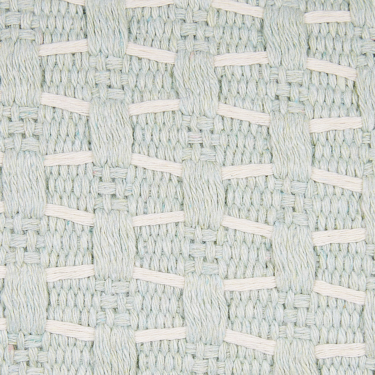 DEKOKISSEN 2er-Set Mintgrün 42/42 cm Hakone - Mintgrün, Textil (42/42cm) - Beliani