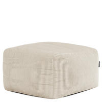 SITZSACK-HOCKER Noa modular Cord - Beige, Textil (75/70/78cm) - icon