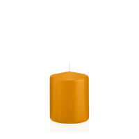 STUMPENKERZEN Natur Ø 78 x 100 mm, 8 Stück - Naturfarben, Paraffin (8/10cm) - Wiedemann Kerzen