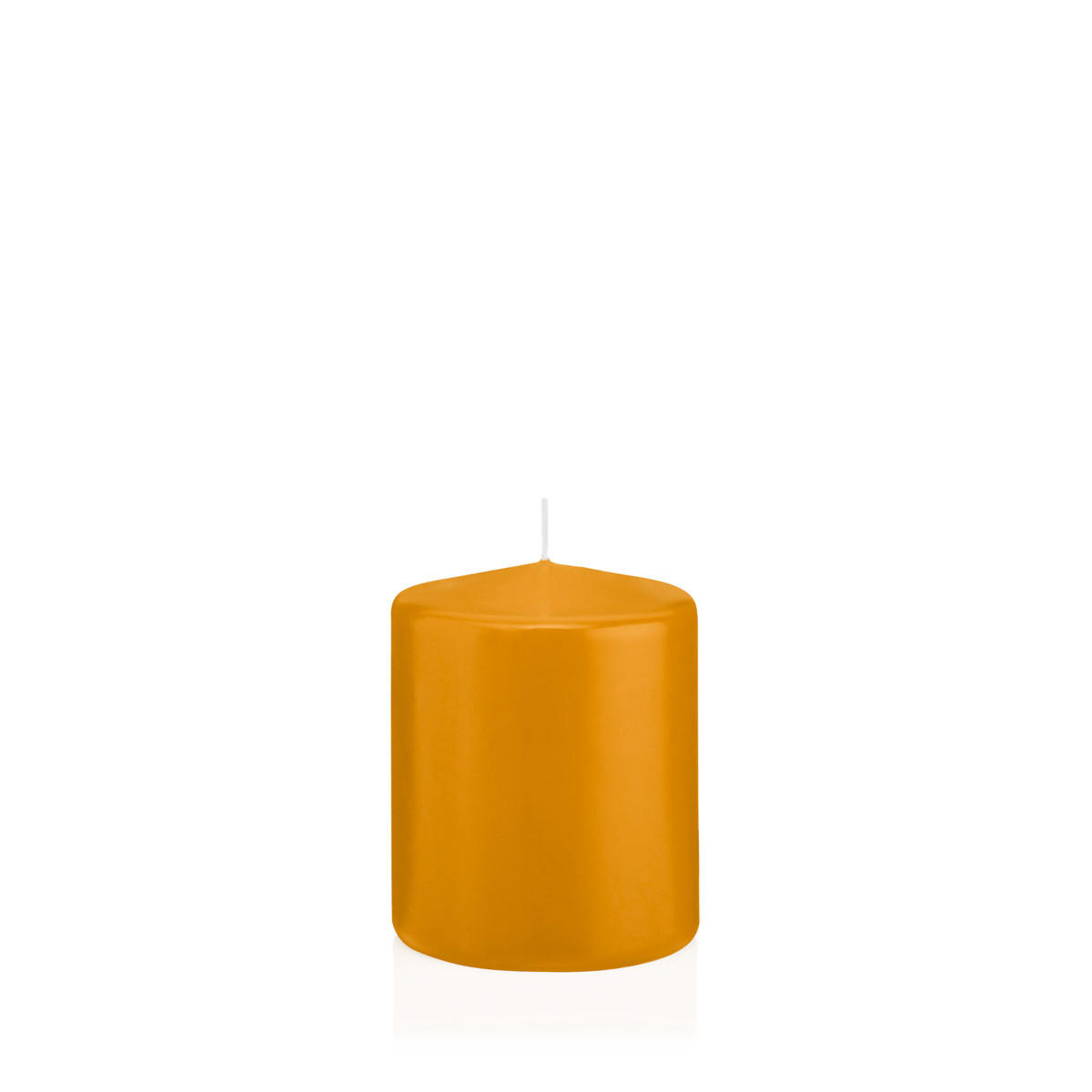 STUMPENKERZEN Natur Ø 78 x 100 mm, 8 Stück - Naturfarben, Paraffin (8/10cm) - Wiedemann Kerzen
