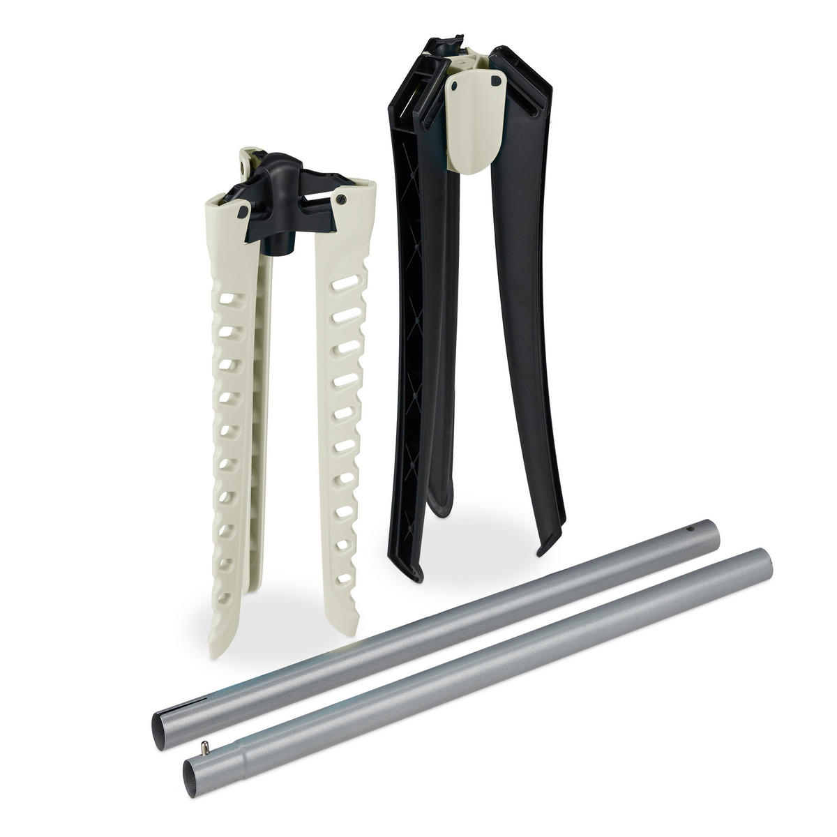 STOJAN na prádlo - viacfarebná, kov/plast (66/128/66cm) - Relaxdays