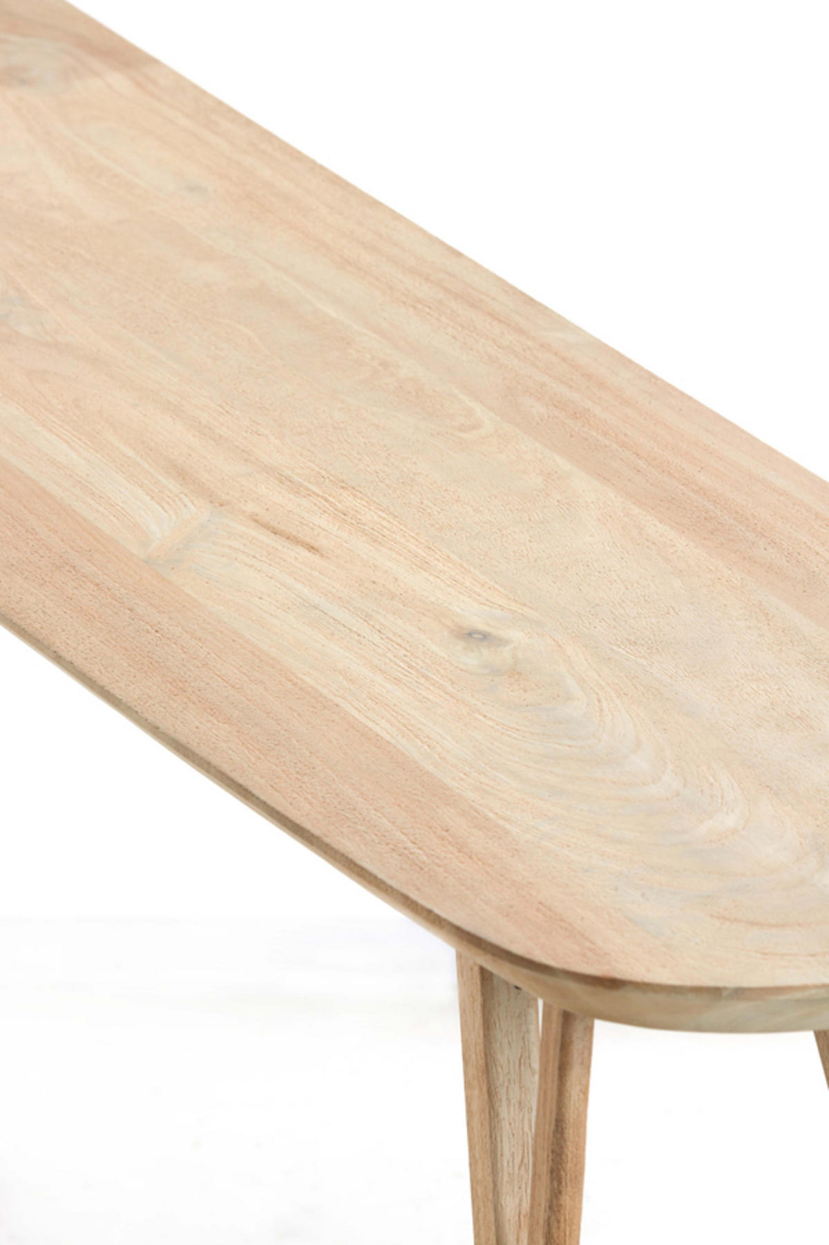 KONSOLENTISCH Quenza Braun 160/44/82 cm - Hellbraun, Holz (160/44/82cm) - Light & Living