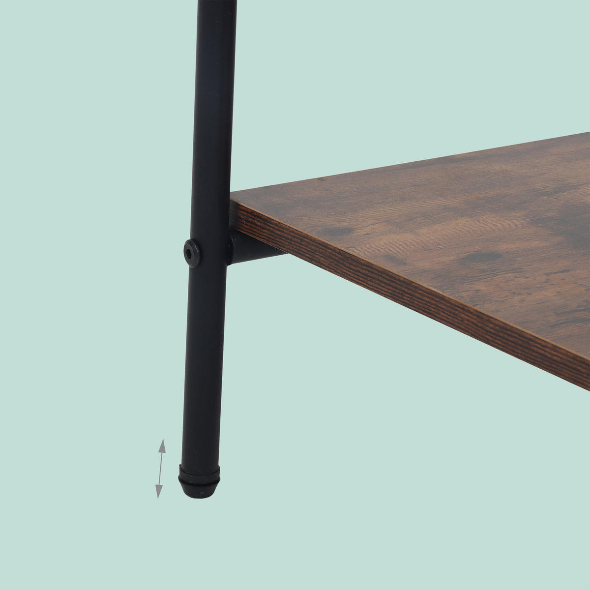 KLEIDERSTÄNDER - Multicolor, Holzwerkstoff/Metall (100/160/40cm) - Relaxdays