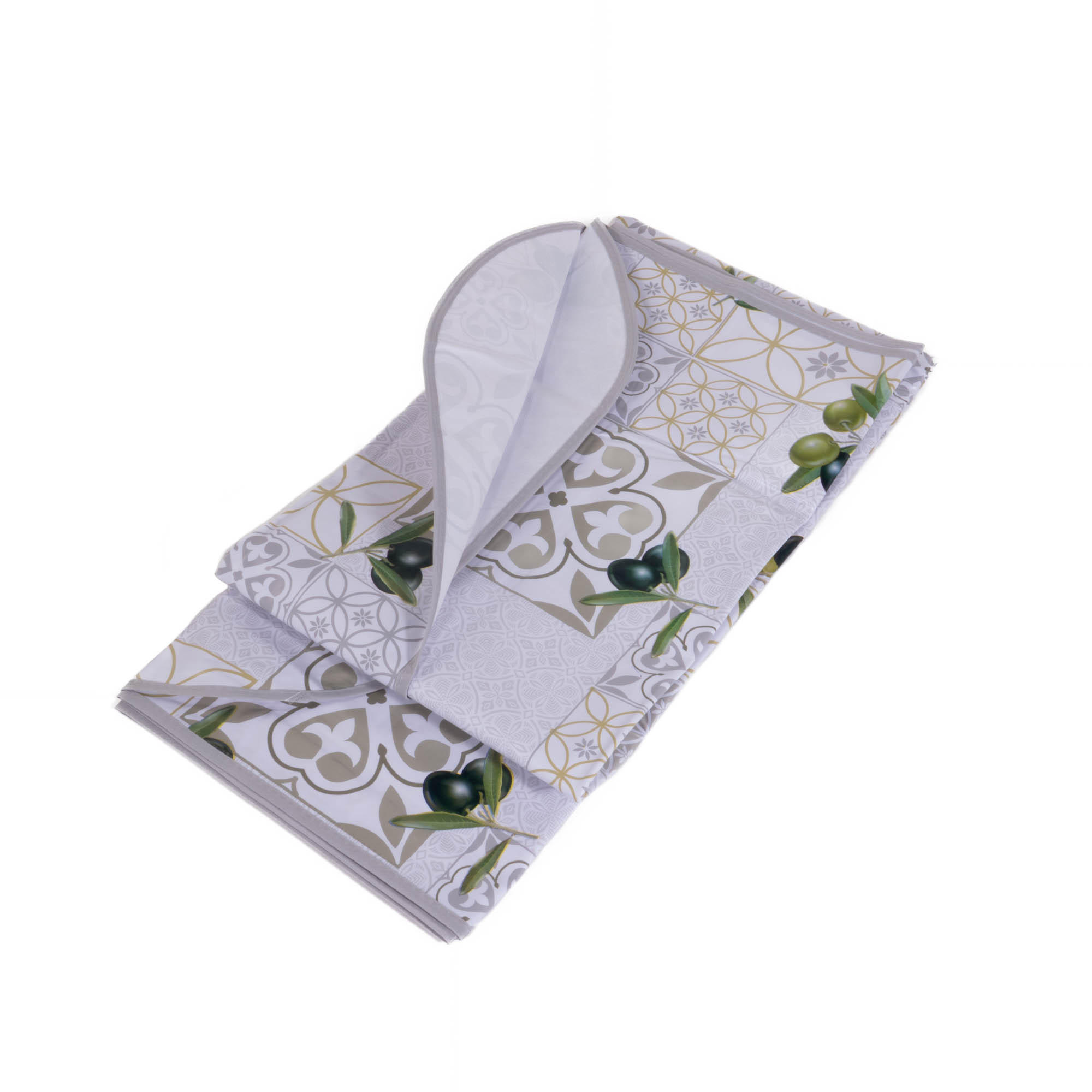 TISCHDECKE Andalousie 140/240 cm - Grün, Kunststoff (140/240cm) - Douceur d´intérieur