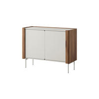 KOMMODE Paris 105, Nussbaum mit Kaschmir - Kaschmir/Walnussfarben, Holzwerkstoff (105/83/40cm) - Bettso