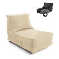SITZSACK mit Schutzhülle Der Sundowner - Beige, Textil (60/65/95cm) - Mokebo