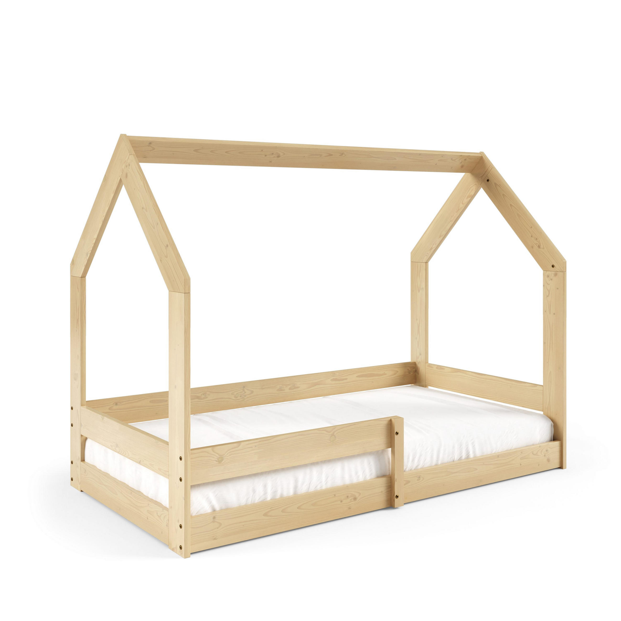 KINDERBETT FLORA 80x160 cm Kieferfarben - Kieferfarben, Holz (80/160cm) - MASSENO