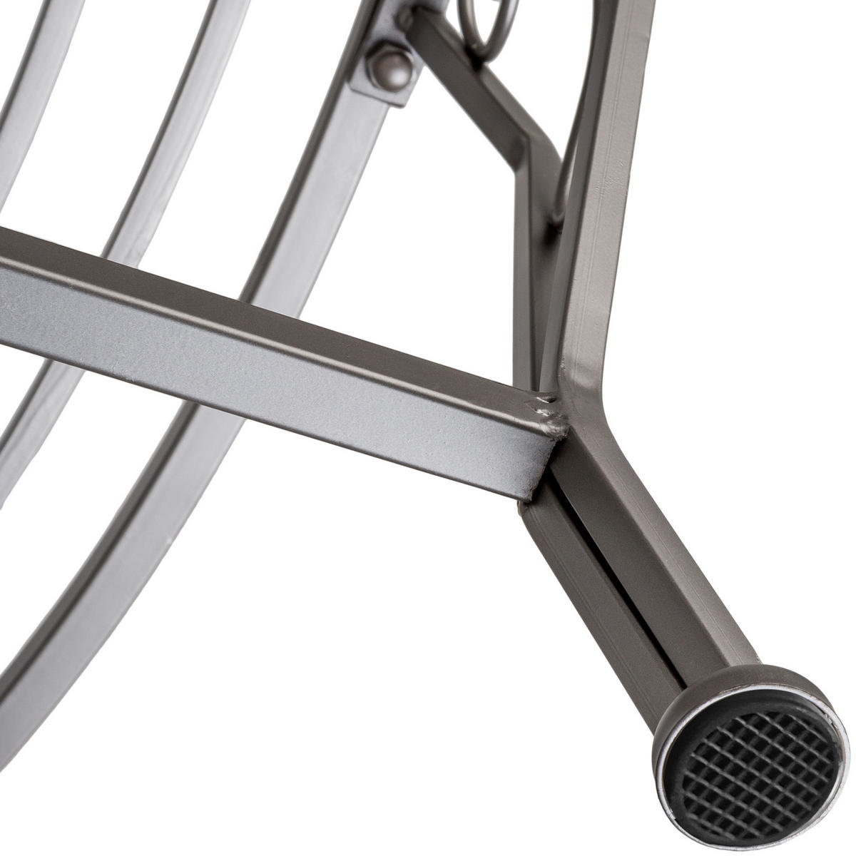 BAUMBANK Enyd,164 x 164 x 89 cm,anthrazit - Anthrazit, Metall (164/89/164cm) - tectake