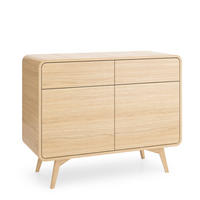 SIDEBOARD CORNWALL KOM1 Abgerundeter Korpus Eiche Eiche - Eichefarben/Braun, Holz/Holzwerkstoff (108/84/39cm) - Komodee
