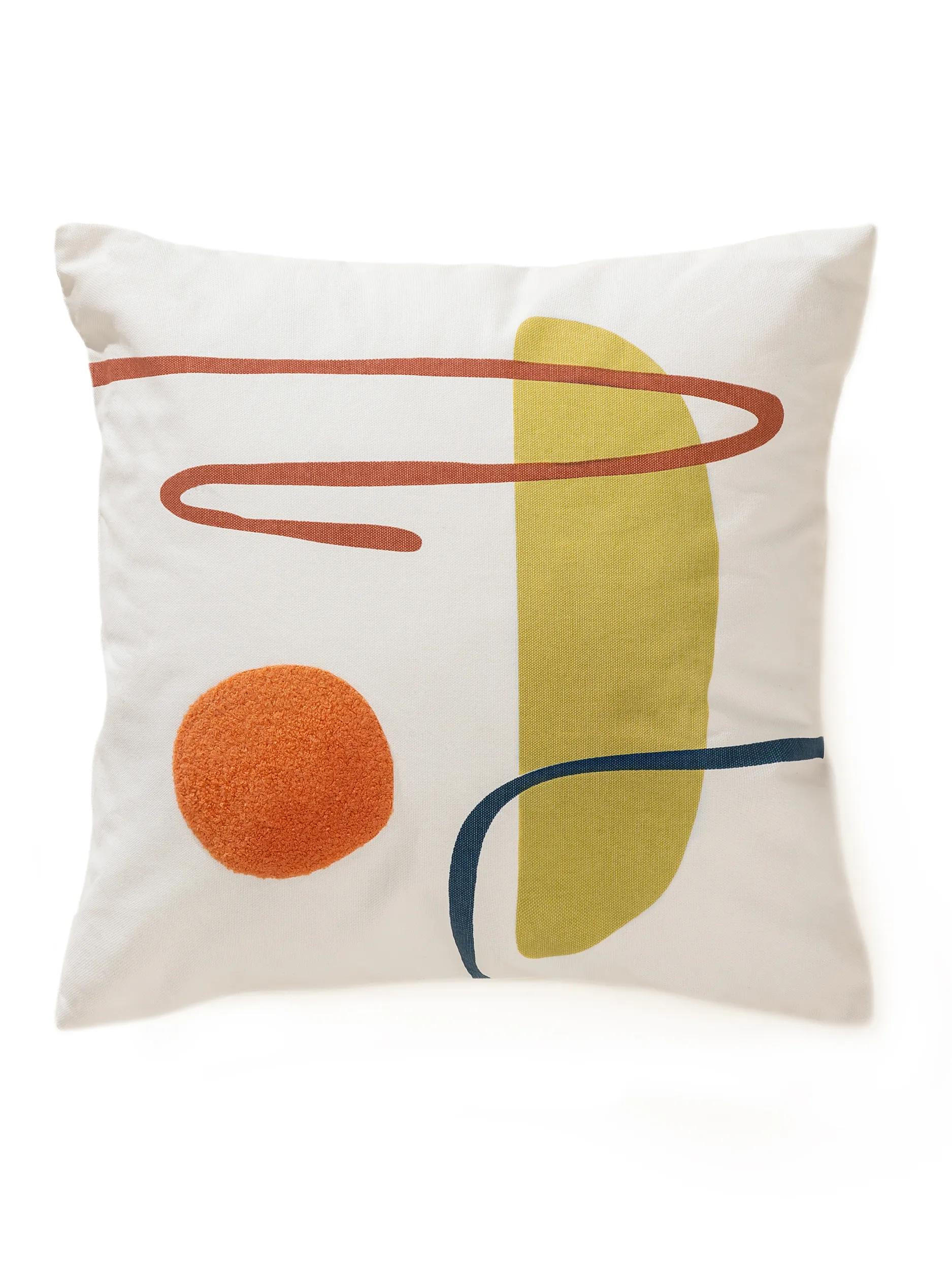 KISSENBEZUG Eldar Multicolor 45x45 cm - Multicolor, Textil (45/45cm) - benuta Pop