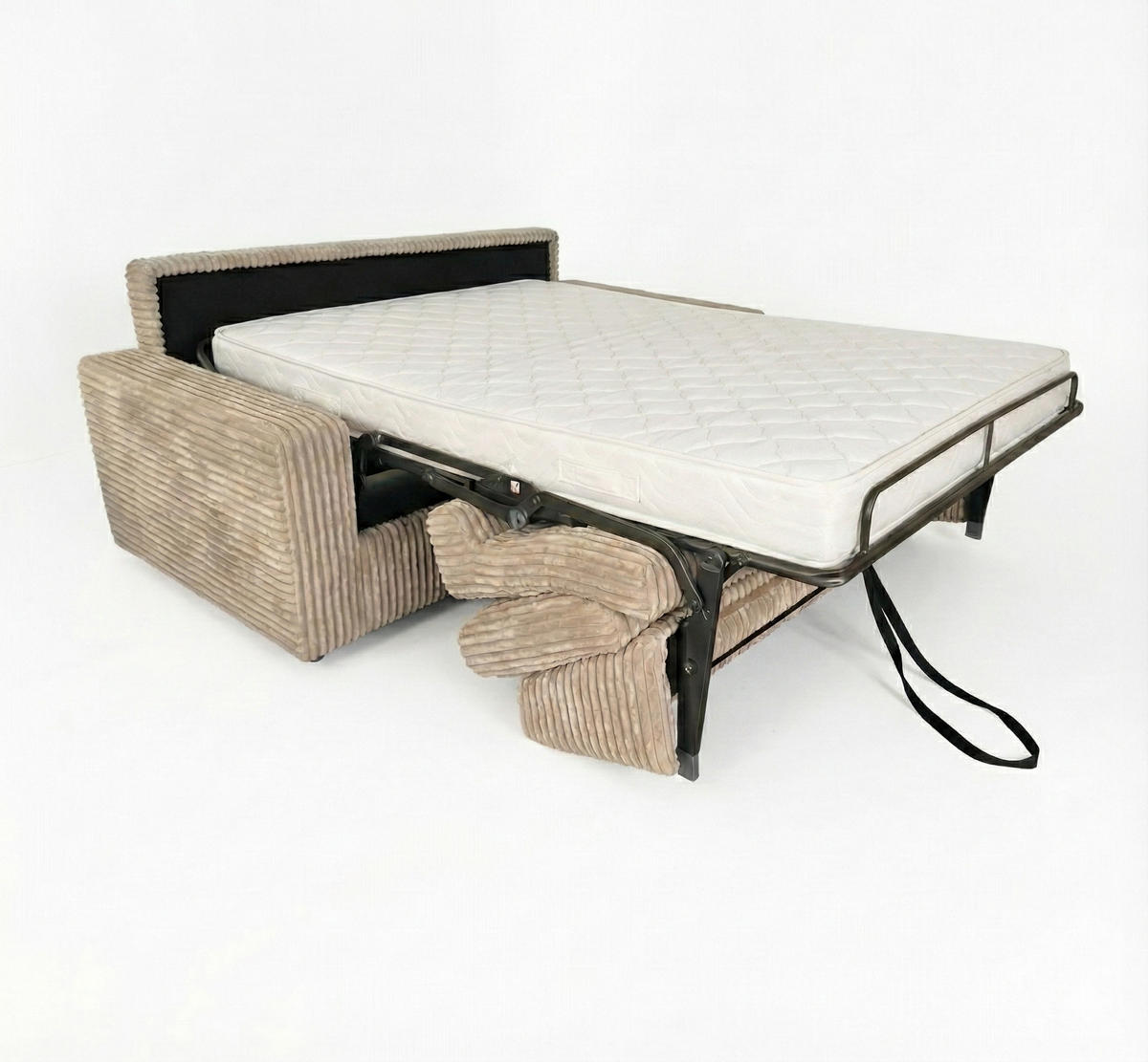 SCHLAFSOFA Siena, sofa mit Bettfunktion, 160x200, Beige - Beige, Textil (200/81/100cm) - AN-Moebel 4u