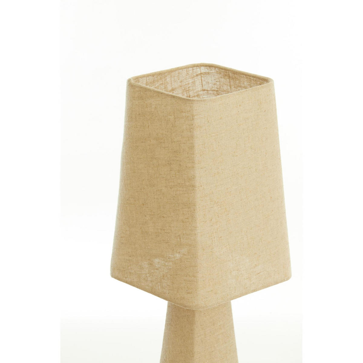 TISCHLAMPE Mikko Braun 20/20/58 cm - Braun, Textil (20/20/58cm) - Light & Living