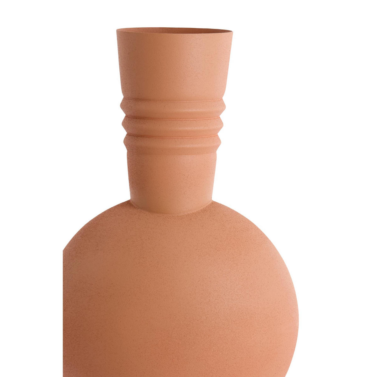 VASE Kavansi Orange 21/21/60 cm - Orange, Metall (60cm) - Light & Living