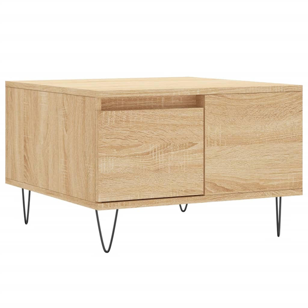COUCHTISCH Sonoma-Eiche 55x55x36,5 cm Holzwerkstoff - Braun, Holzwerkstoff (55/55/36.5cm) - furnicato