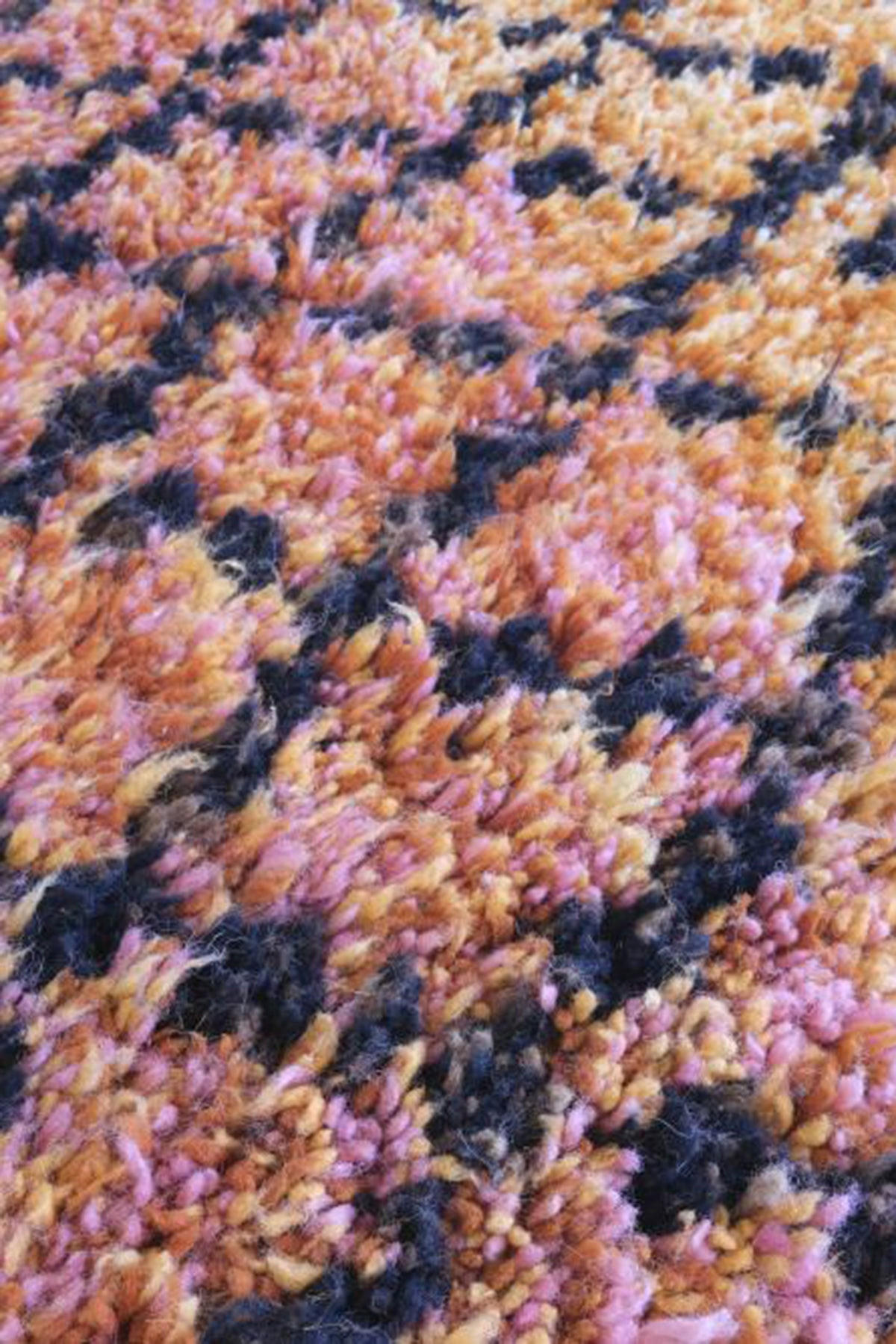 BERBERTEPPICH aus reiner Wolle 165x 294 cm - Orange, Naturmaterialien (165/294cm) - AFK Living