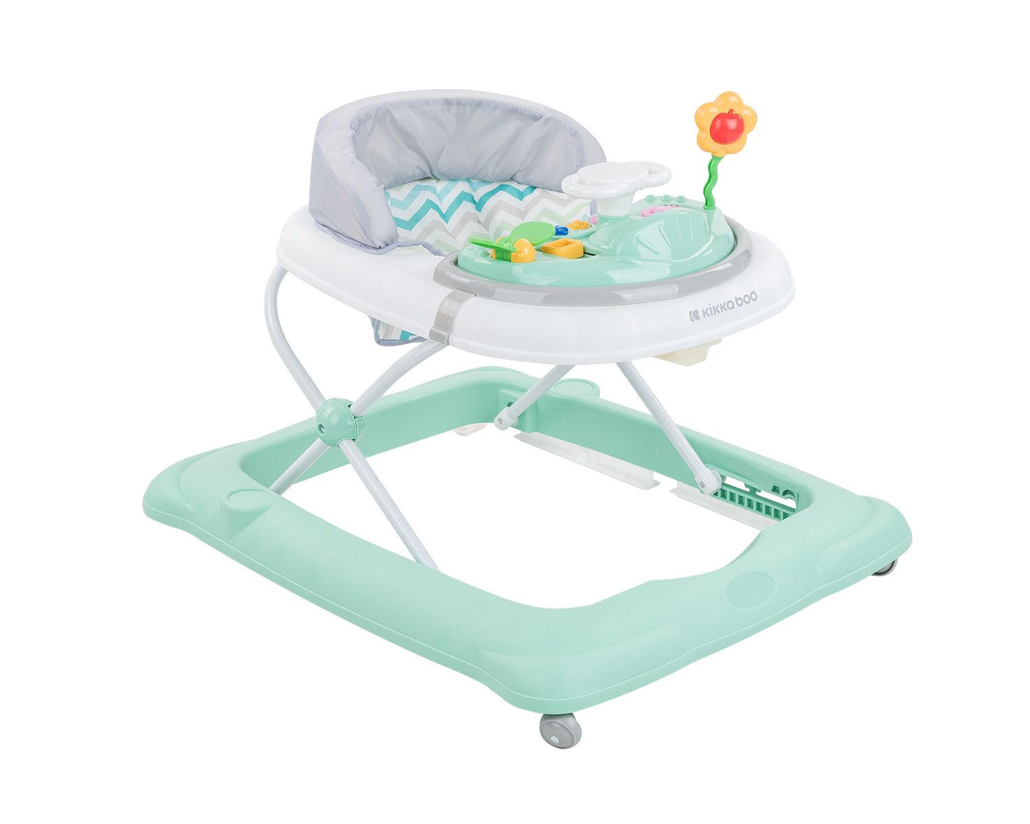 LAUFLERNHILFE Misty hellgrün klappbar, 3-fach höhenverstellbar, Spielcenter - Grün, Kunststoff (60/50/60cm) - Kikka boo