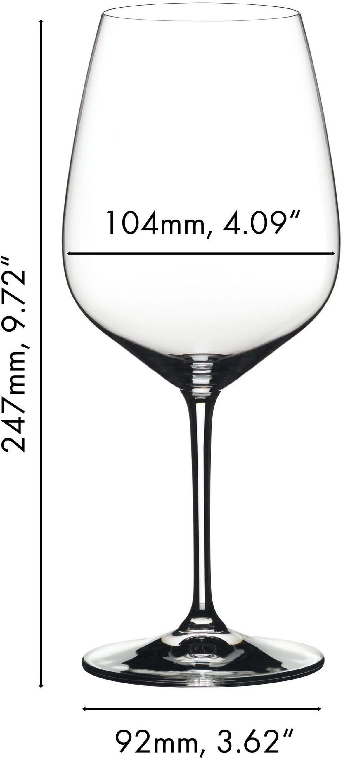 CABERNET ROTWEINGLÄSER Extreme transparent 800 ml 2er Set - Transparent, Glas (0.8L) - Riedel