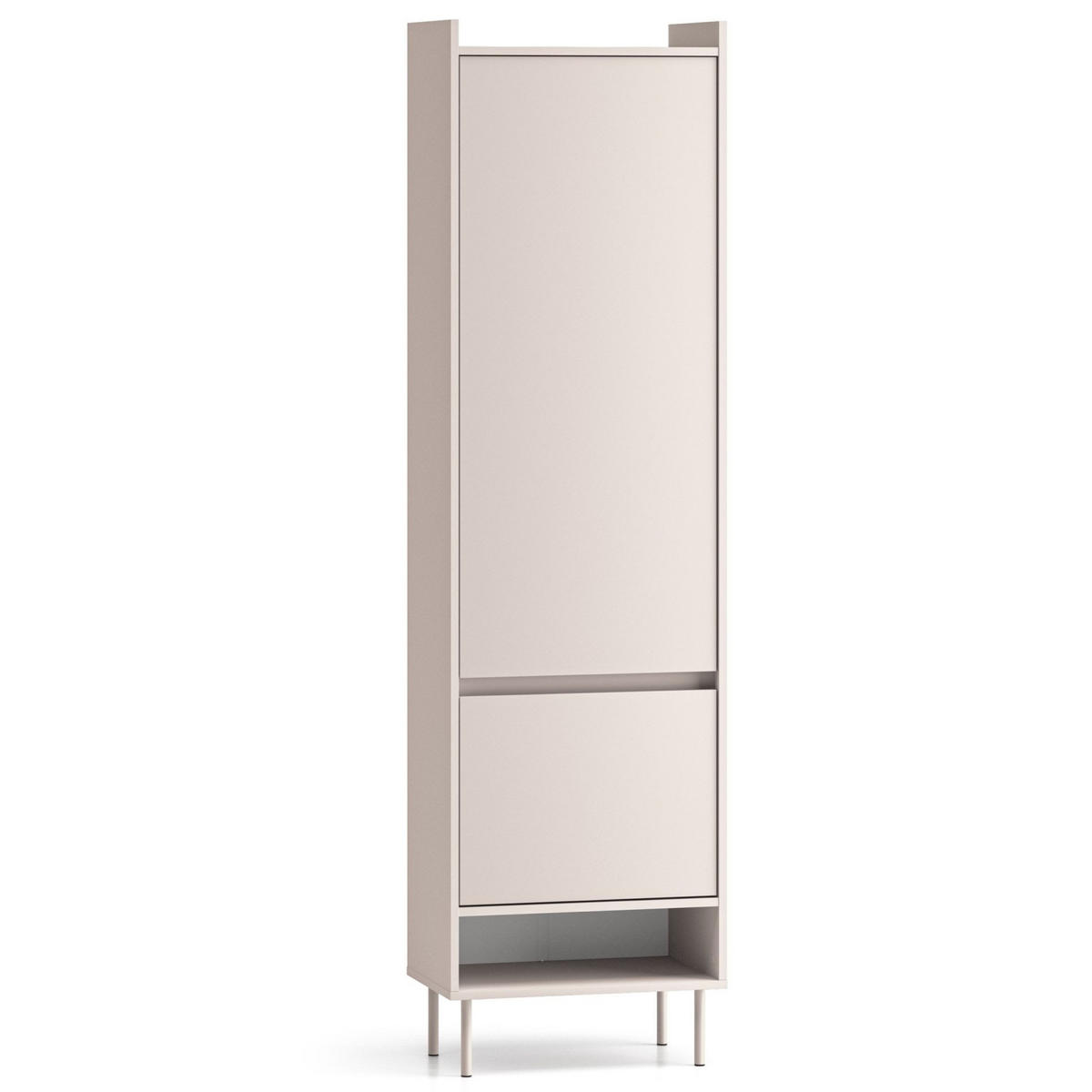 GARDEROBENSCHRANK Dioce greige 54 cm - Taupe, Holzwerkstoff (54/33.3/198cm) - Selsey