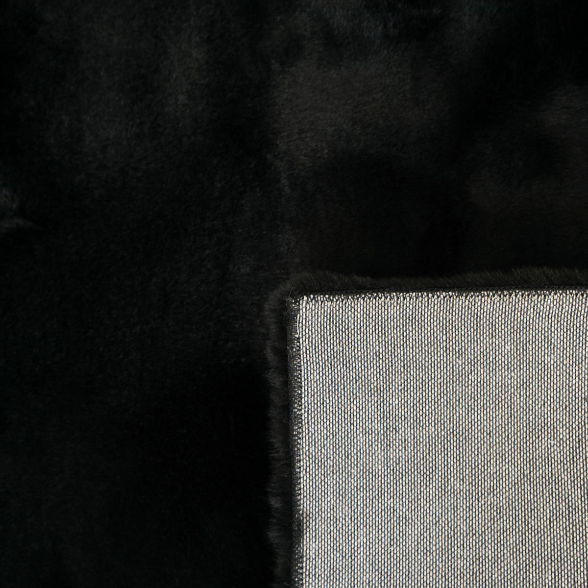 FELLTEPPICH CLOUD SUPER SOFT 120/170 cm Schwarz - Schwarz, Textil (120/170cm) - Consilio Concept