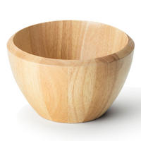 SERVIERSCHÜSSEL, Gummibaumholz, Ø 15.5 cm - Braun, Holz (15/10/15cm) - Continenta