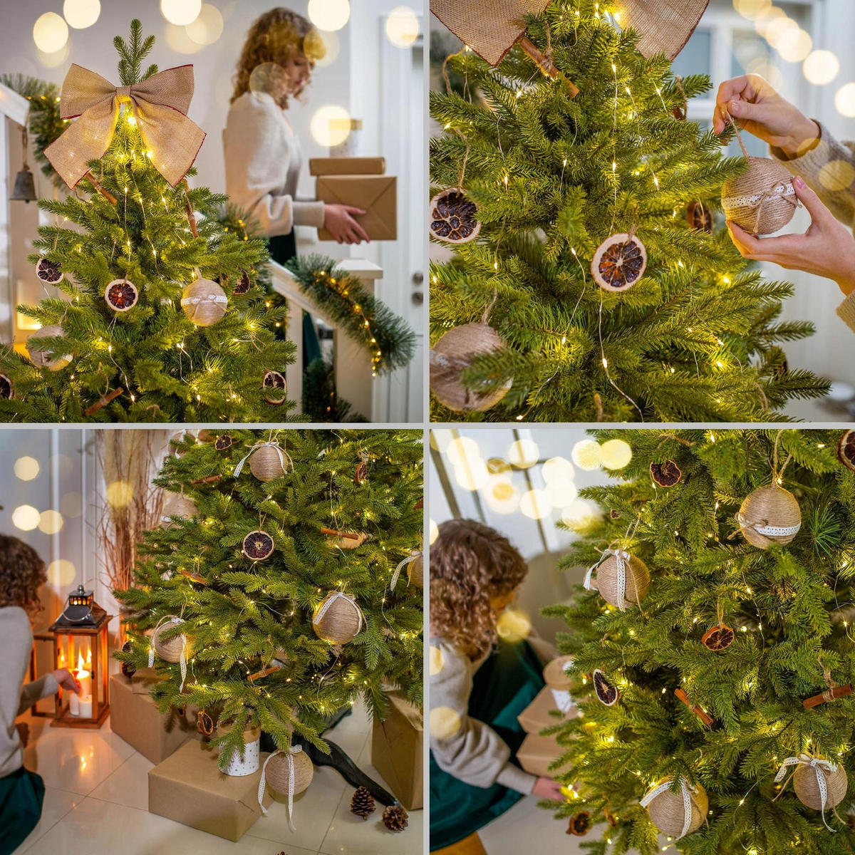 KADAX Künstlicher Weihnachtsbaum 180 cm Fichte Pe Premium Dense - Grün, Kunststoff (180cm) - KADAX
