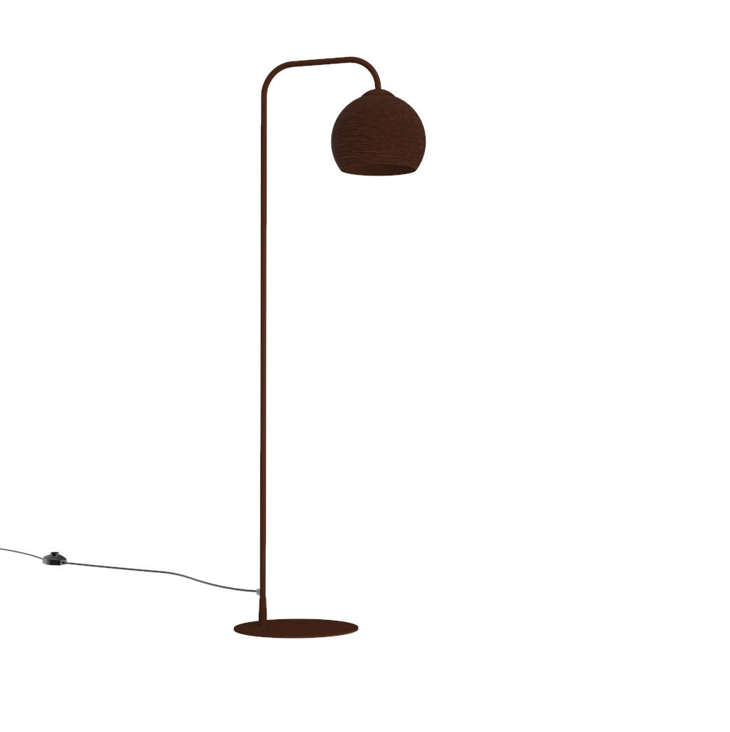 Lumicom Stehleuchte Dunkelbraun 65x170x40 cm