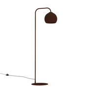STEHLEUCHTE Focus - Dunkelbraun, Metall (40/65/170cm) - Lumicom