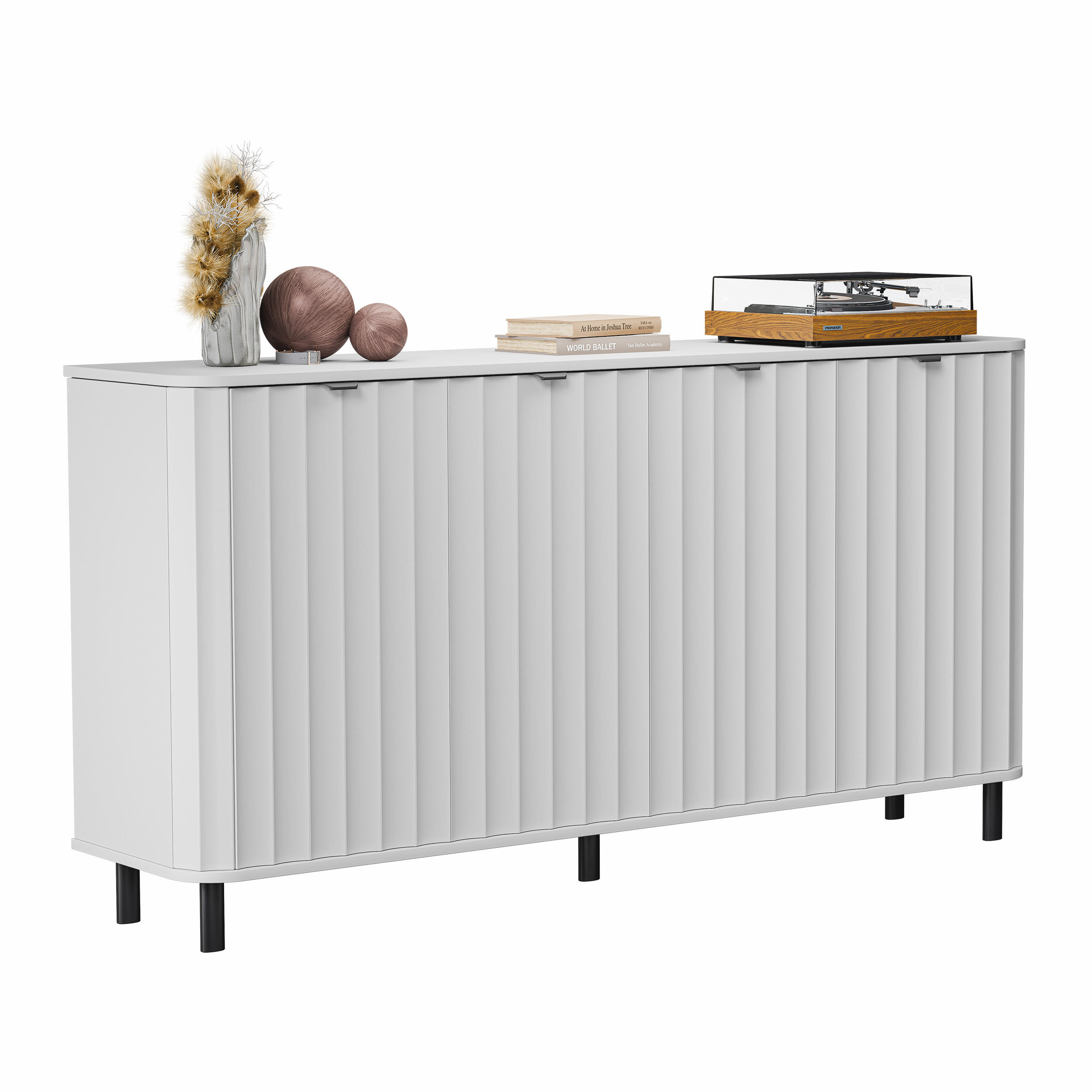 Idohome Kommode Weiß 176.5x91x40.5 cm